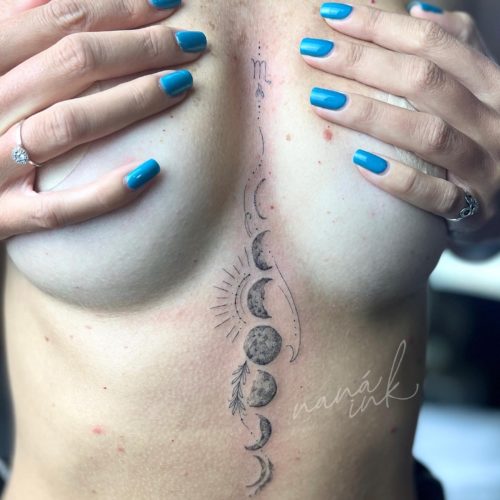 Tatuagem Fases da Lua